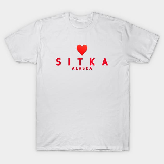 Sitka Alaska T-Shirt by SeattleDesignCompany